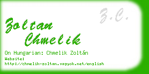 zoltan chmelik business card
