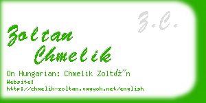 zoltan chmelik business card